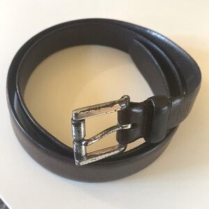 Ralph Lauren Genuine Italian Leather Belt Sz 36 Men’s Brown Classic distressed